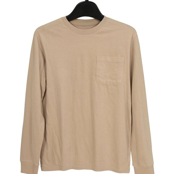 Goodfellow & Co Other - Goodfellow & Co Men’s Tan Long Sleeve Pocket T-Shirt Size L NWT Cotton